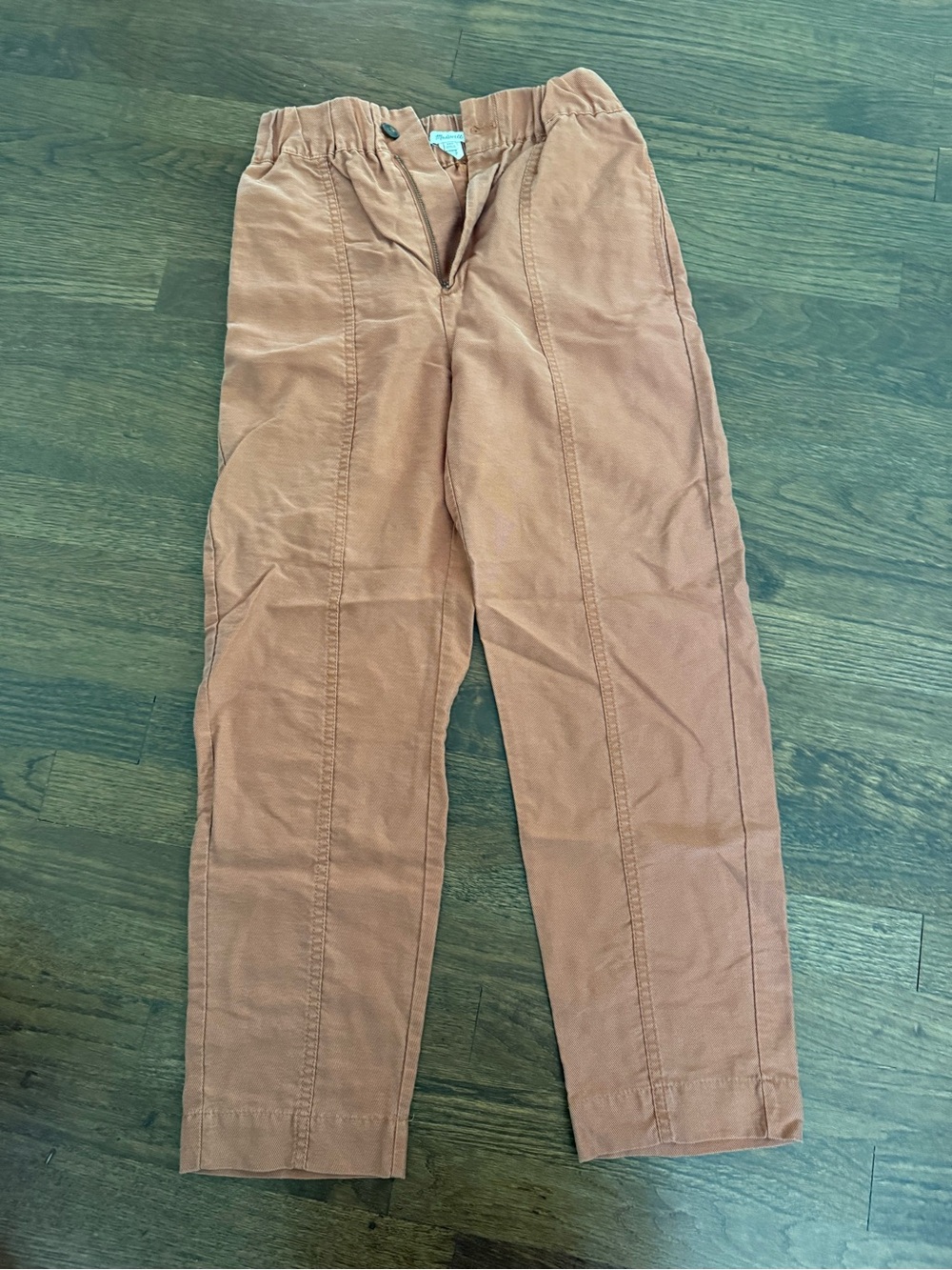 Madewell pants in orange